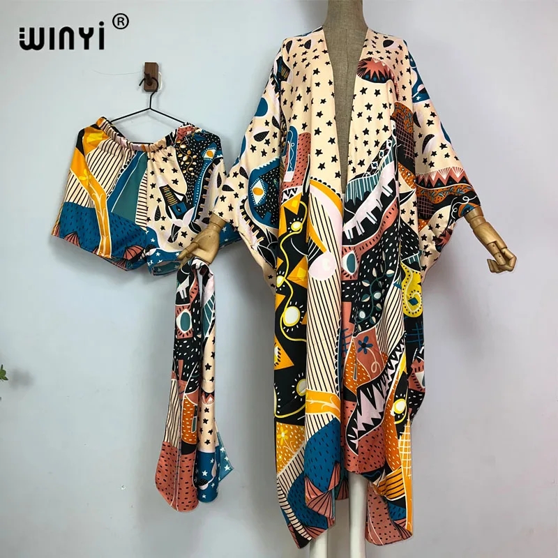 Maxi Dress Boho - WINYI new summer beach two piece