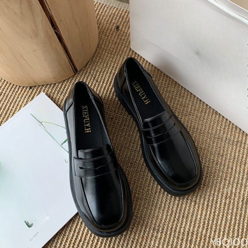 Women Fashion Simple - Fangtou Spring Summer New Retro Single