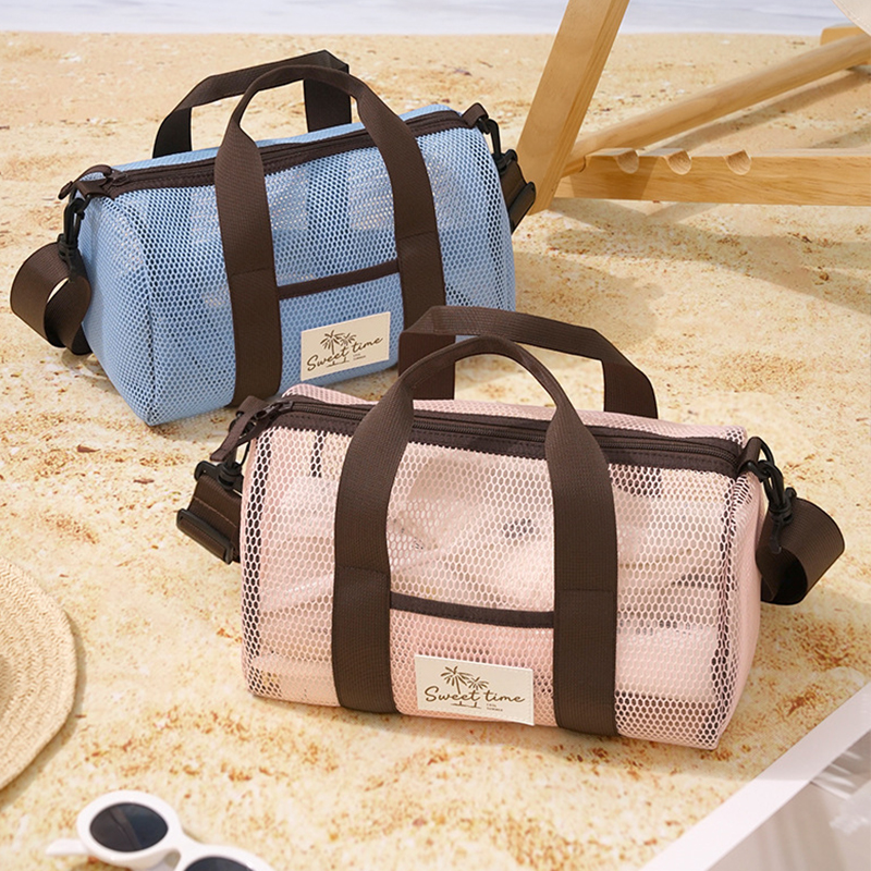 Crossbody Bag Women - See Through Mesh Beach Bag Quick
