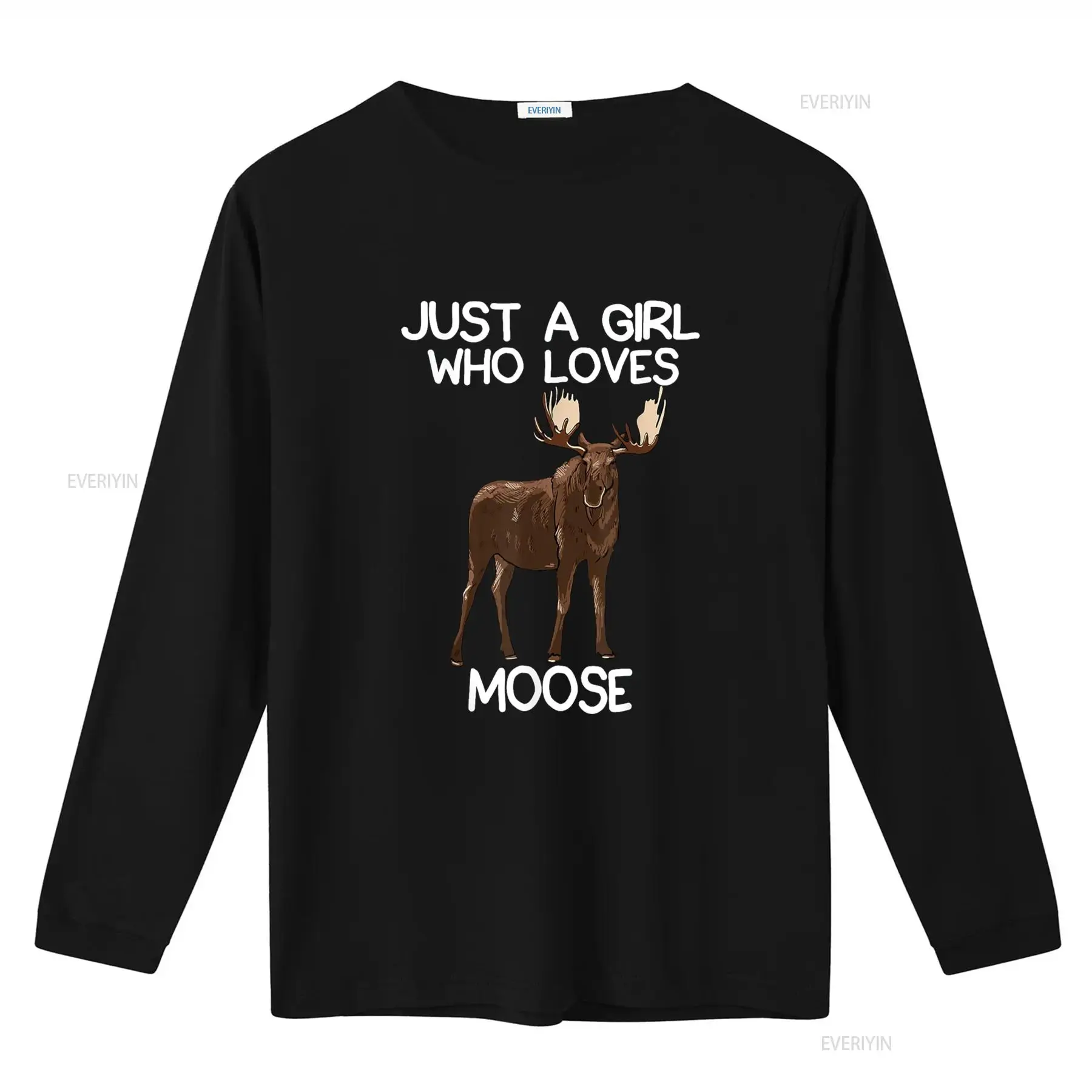 Just A Girl Who Loves Moose Fu - Women'S Fashion Graphic Tees recensione e prezzo