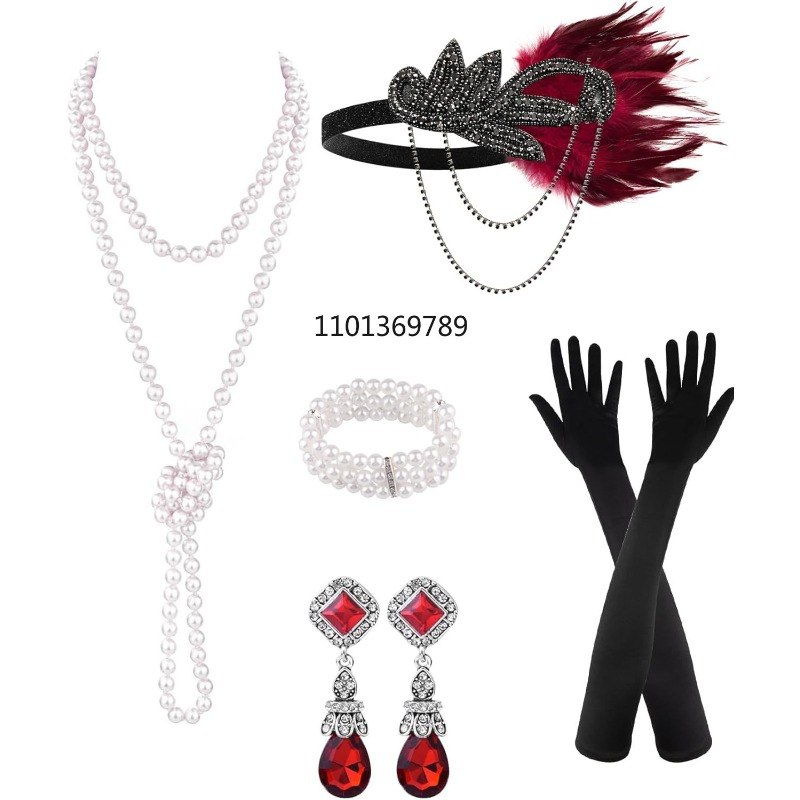 6 Pcs 1920s Flapper Accessorie - Women'S Fashion Roaring 20S recensione e prezzo