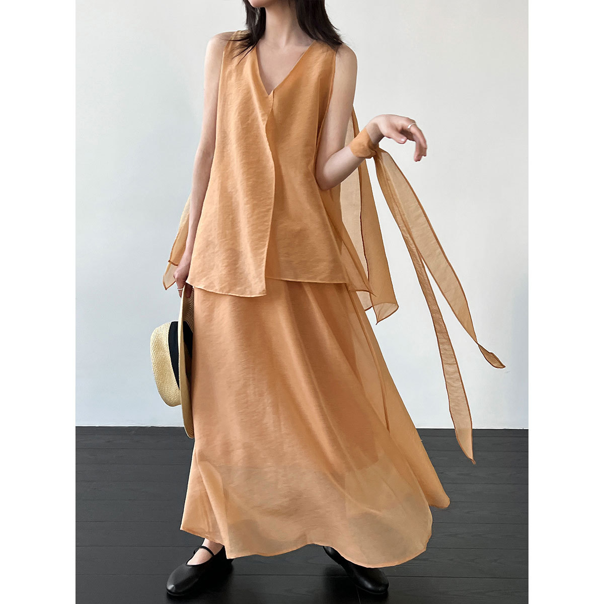 2026 Women Lace-Up V-Neck Slee - Women'S Fashion Trends Spring 2026 recensione e prezzo