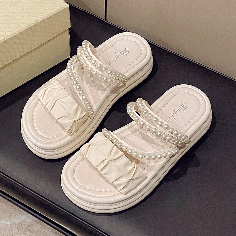 Summer Thick Bottom Roman Bead - Women'S Fashion Footwear recensione e prezzo