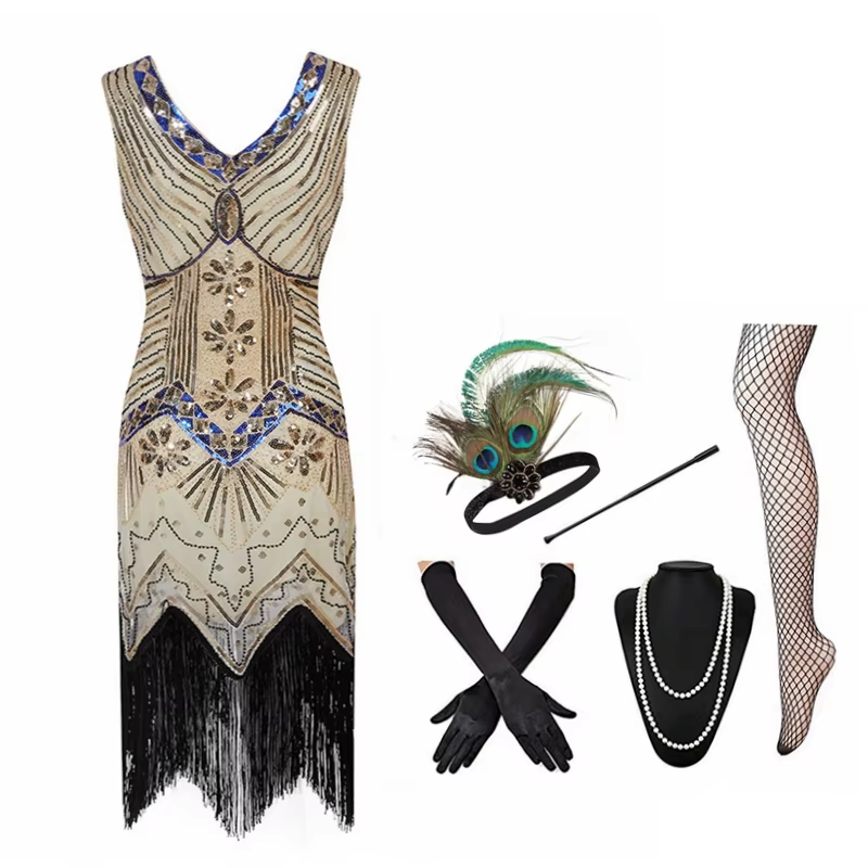 New XS-XXXL 1920s Vintage Gree - Women'S Fashion Roaring 20S recensione e prezzo