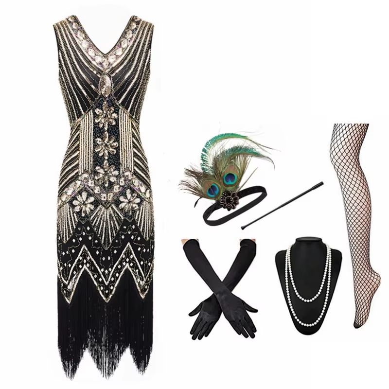 New XS-XXXL 1920s Vintage Gree - Women'S Fashion Roaring 20S recensione e prezzo