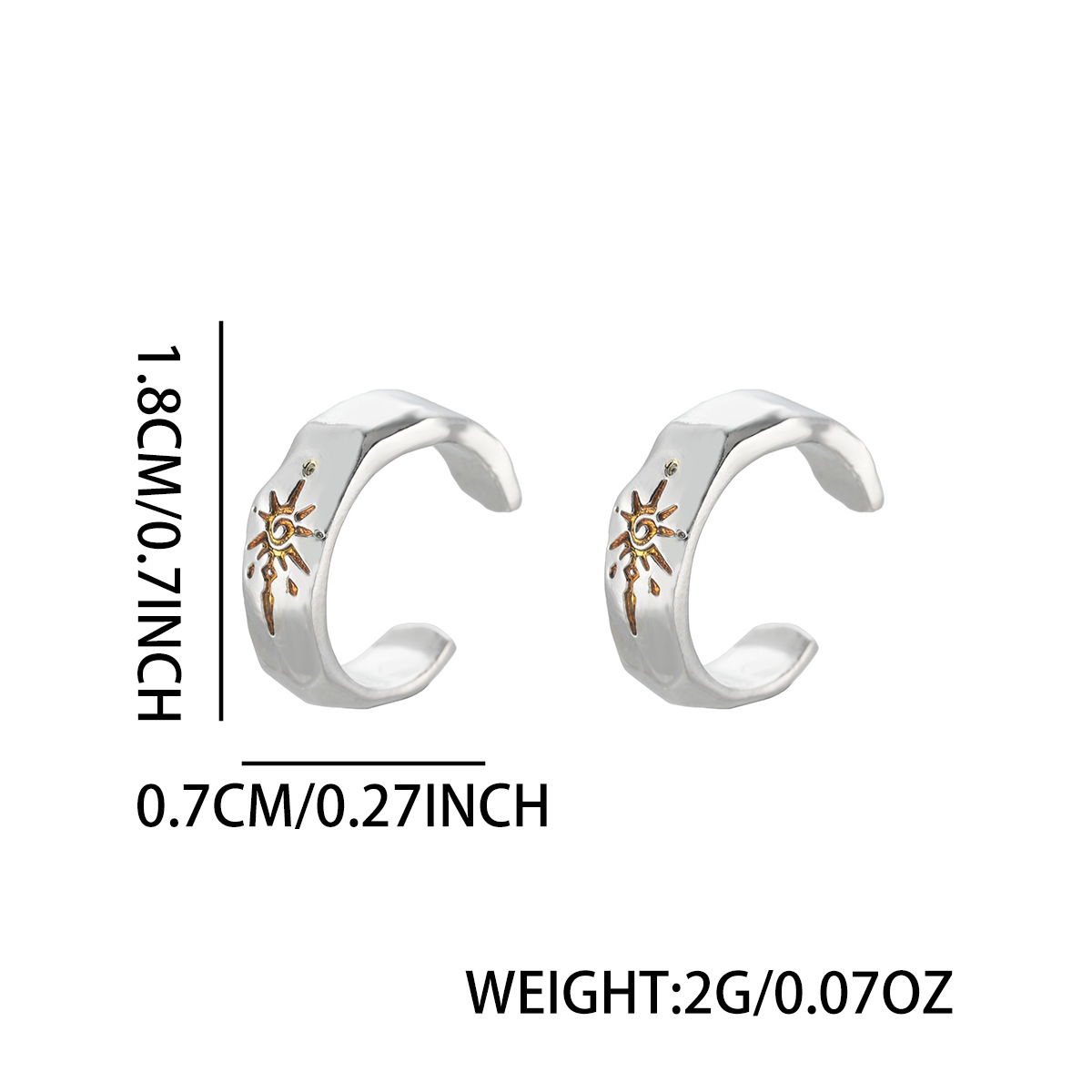 One pair, wishing stone earcli - Women'S Fashion Earrings recensione e prezzo