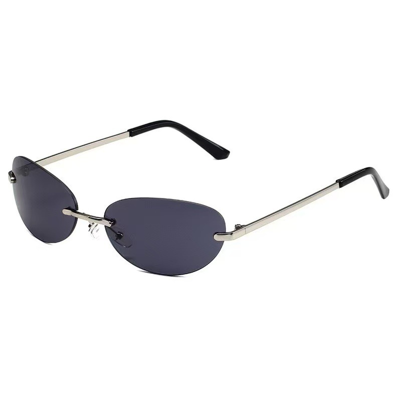Rimless Oval Sunglasses Women  - Women'S Fashion Eyewear recensione e prezzo
