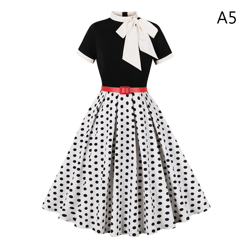 50 60s Vintage Dress Women Pol - Women'S Fashion From The 60S recensione e prezzo