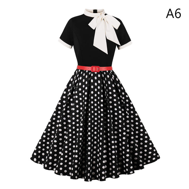 50 60s Vintage Dress Women Pol - Women'S Fashion From The 60S recensione e prezzo