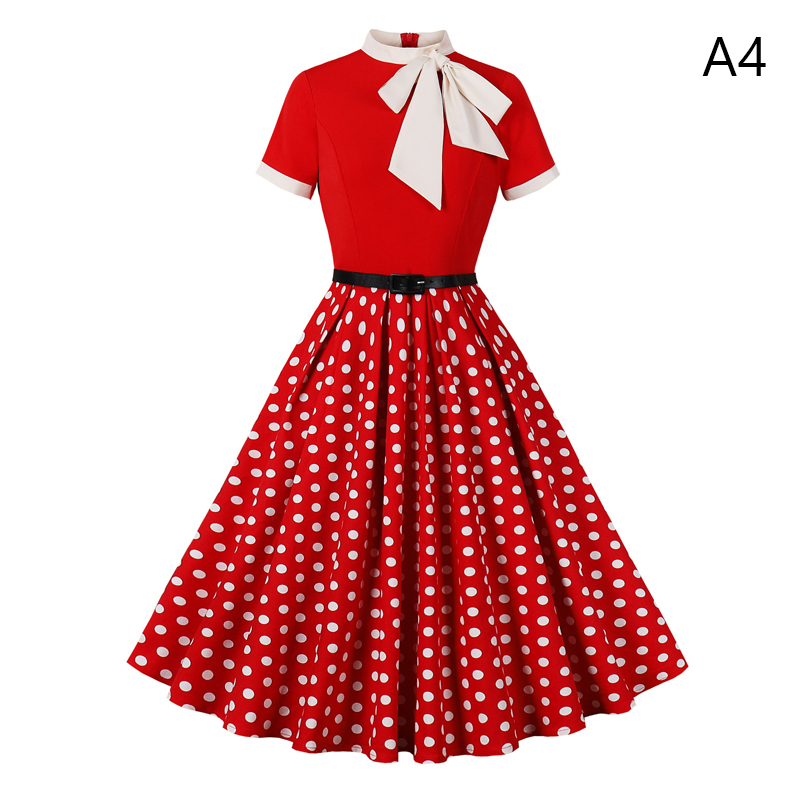 50 60s Vintage Dress Women Pol - Women'S Fashion From The 60S recensione e prezzo