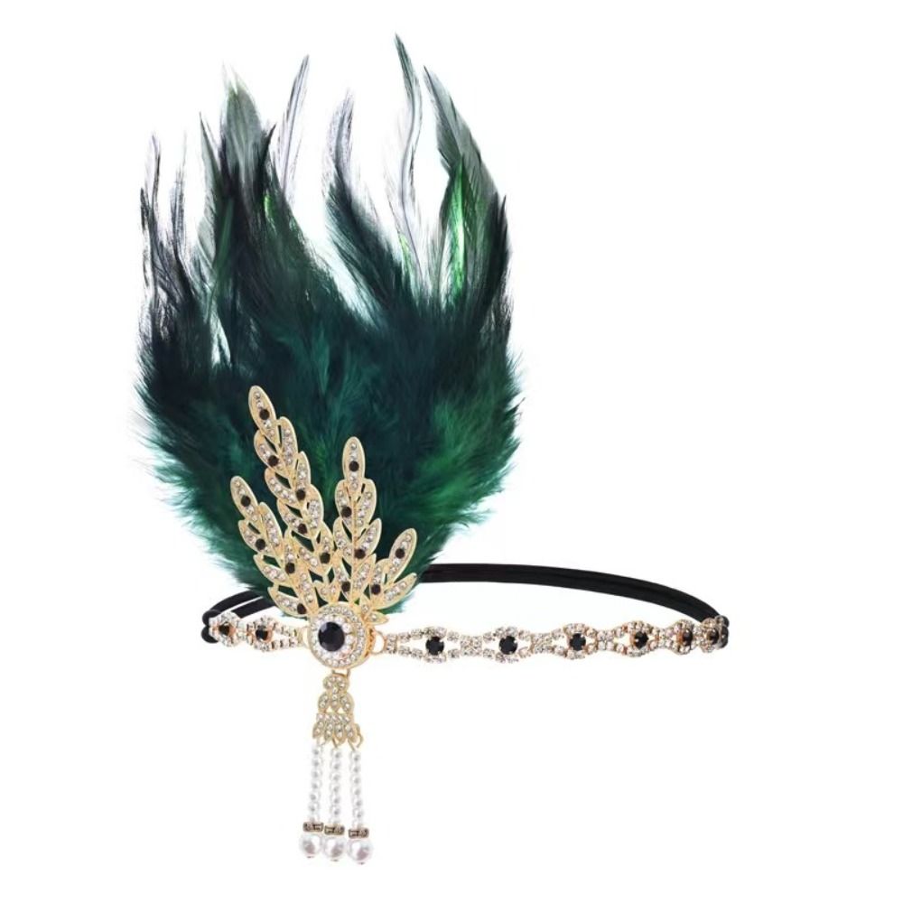 Trendy Elegant Feather Headban - Women'S Fashion Of The 1920S recensione e prezzo