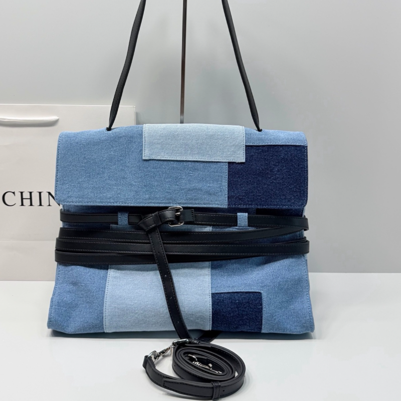 Color Block Denim Handbag Cros - Crossbody Bag Women recensione e prezzo