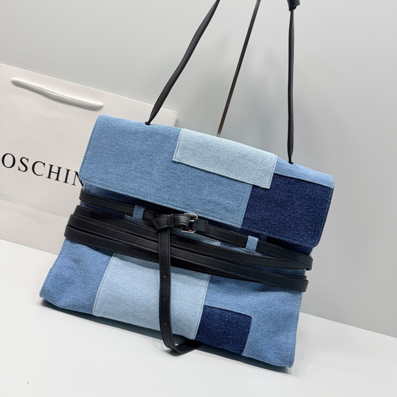 Color Block Denim Handbag Cros - Crossbody Bag Women recensione e prezzo