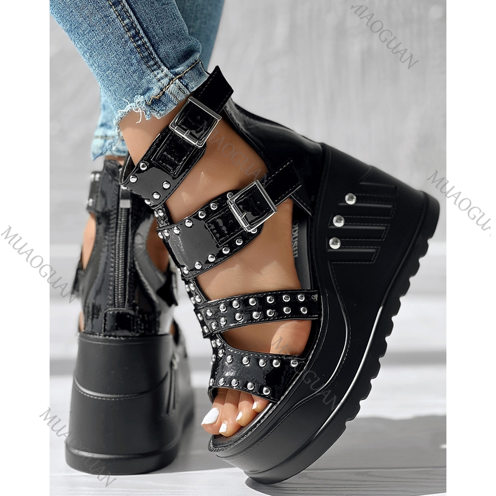 Fashion Women Peep Toe Black S - Women'S Fashion Footwear recensione e prezzo