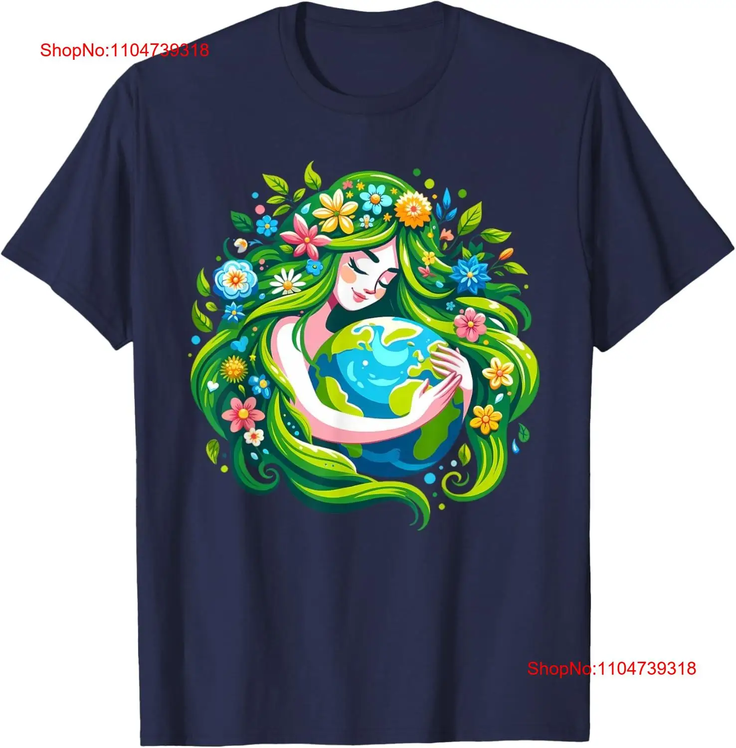 Green Goddess Earth Day Save O - Women'S Fashion Graphic Tees recensione e prezzo