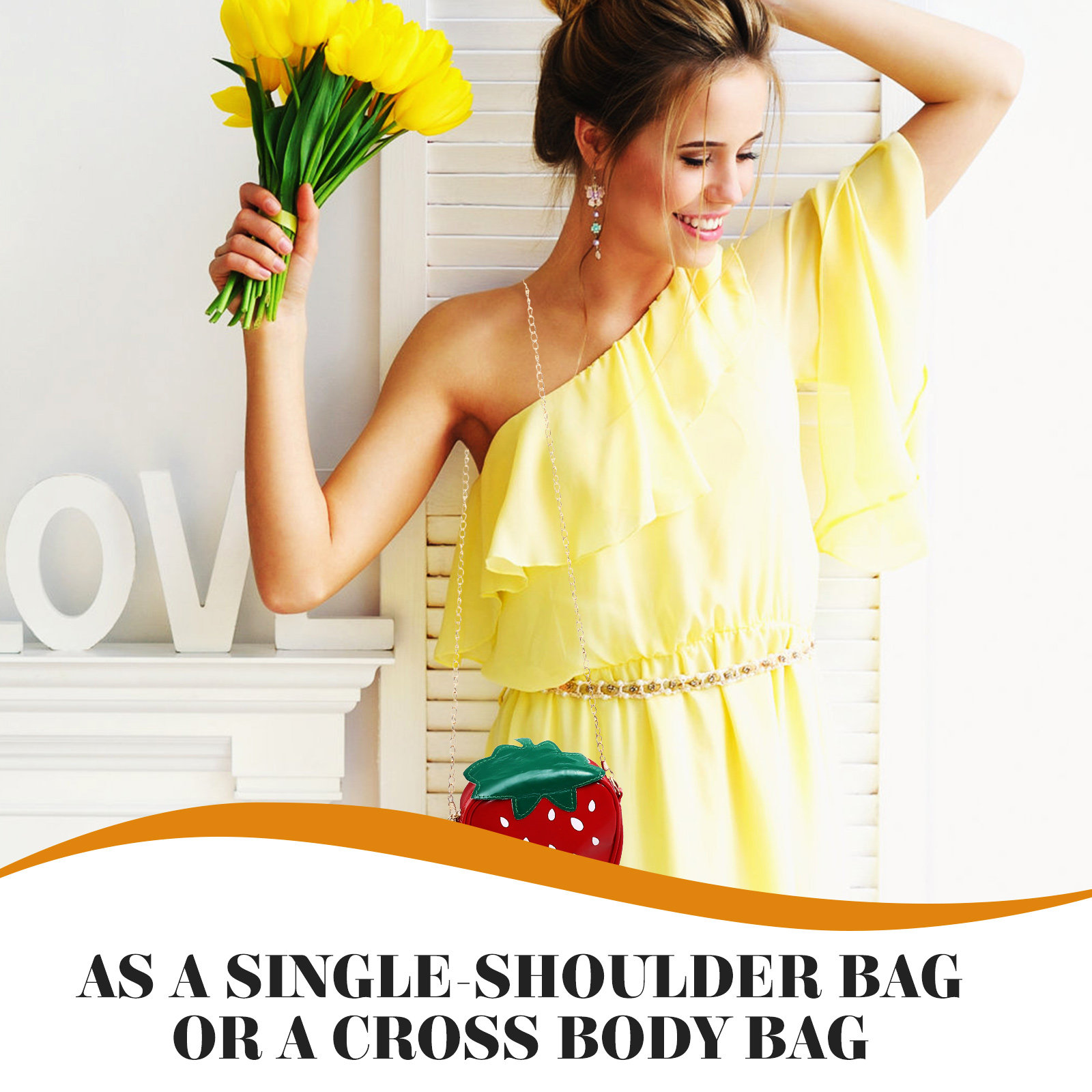 Trendy Fruit Shape Cross Body  - Women Fashion Designers recensione e prezzo
