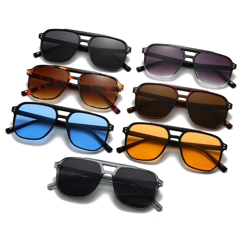 Vintage Men Women Double Bridg - Women'S Fashion Eyewear recensione e prezzo
