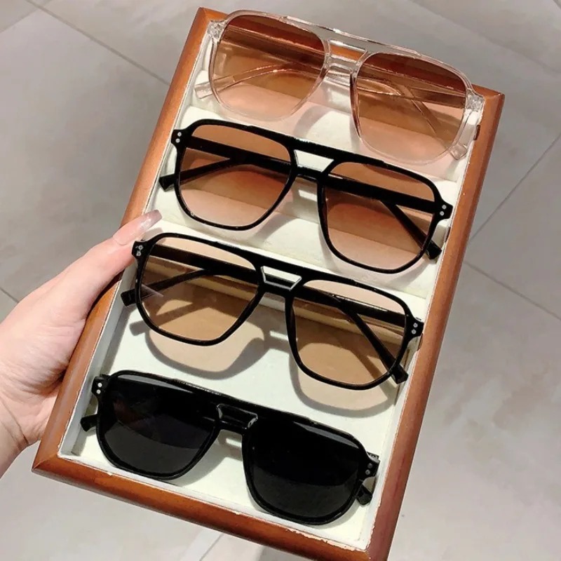 Vintage Men Women Double Bridg - Women'S Fashion Eyewear recensione e prezzo