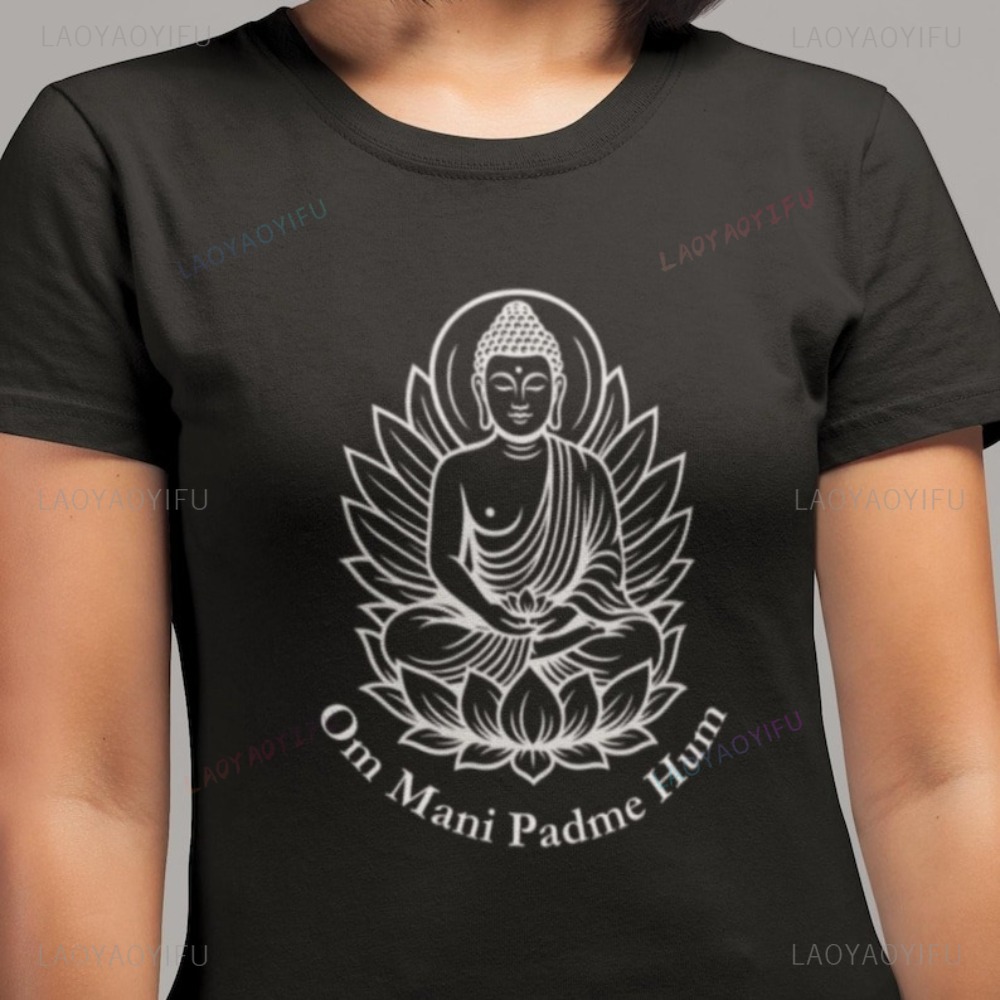 Buddha Lotus Meditation Graphi - Women'S Fashion Graphic Tees recensione e prezzo