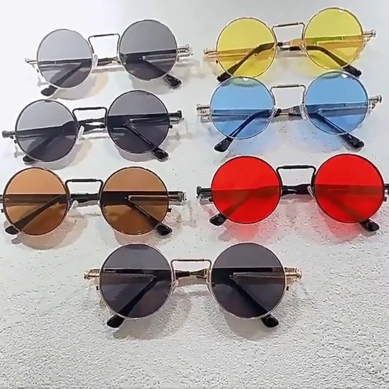 Vintage Metal Frame Round Sung - Women'S Fashion Eyewear recensione e prezzo