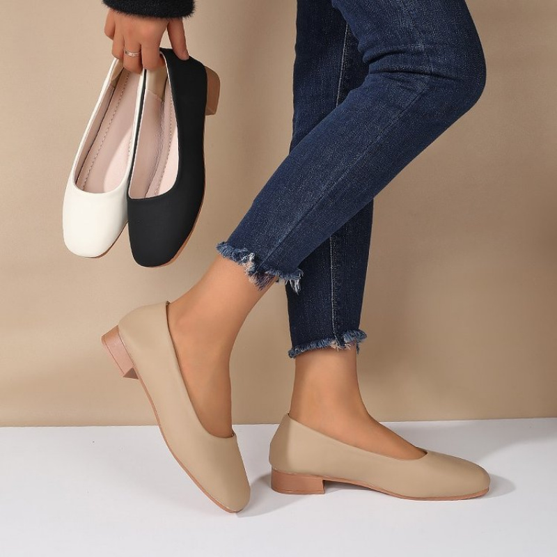 Soft Leather Round Toe Slip-On - Women'S Fashion Footwear recensione e prezzo