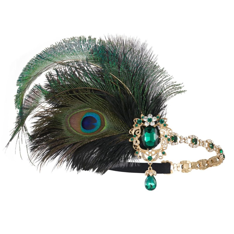 1920s Flapper Peacock Feather  - Women'S Fashion Roaring 20S recensione e prezzo