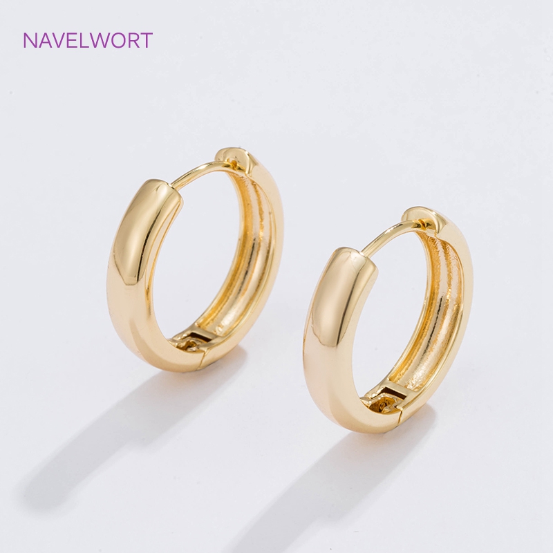 6 Sizes Gold Plated Circle Hoo - Women'S Fashion Earrings recensione e prezzo