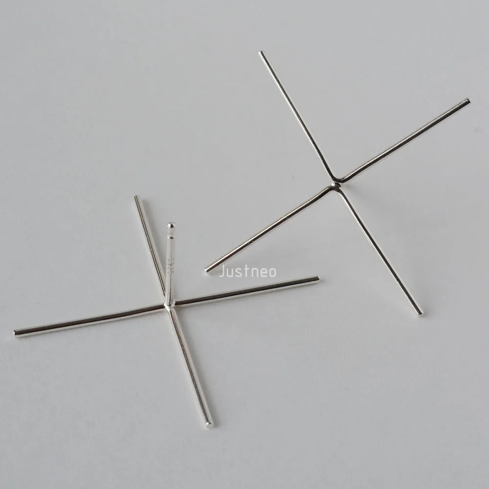 Solid 925 Sterling Silver Stud - Women'S Fashion Earrings recensione e prezzo