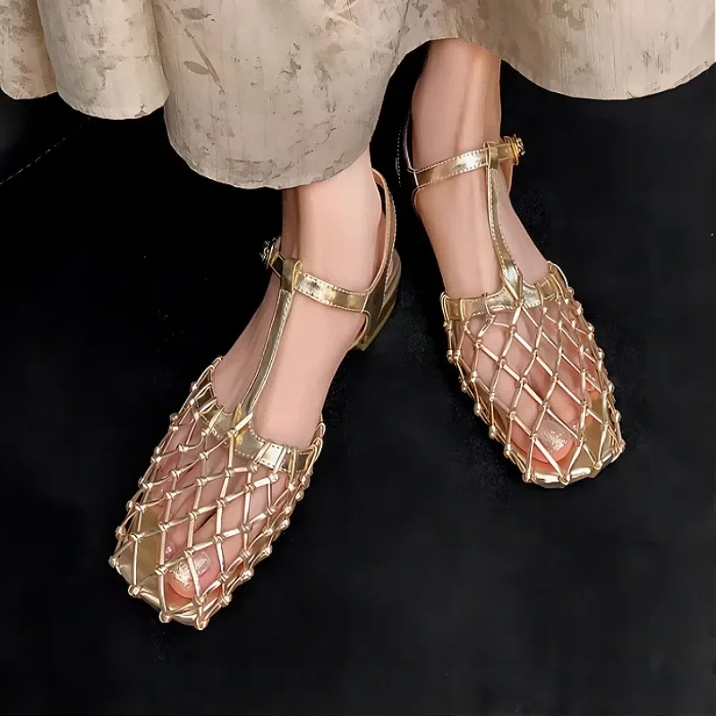 Women Weave Mesh Sandals Squar - Women'S Fashion Trends Summer 2025 recensione e prezzo