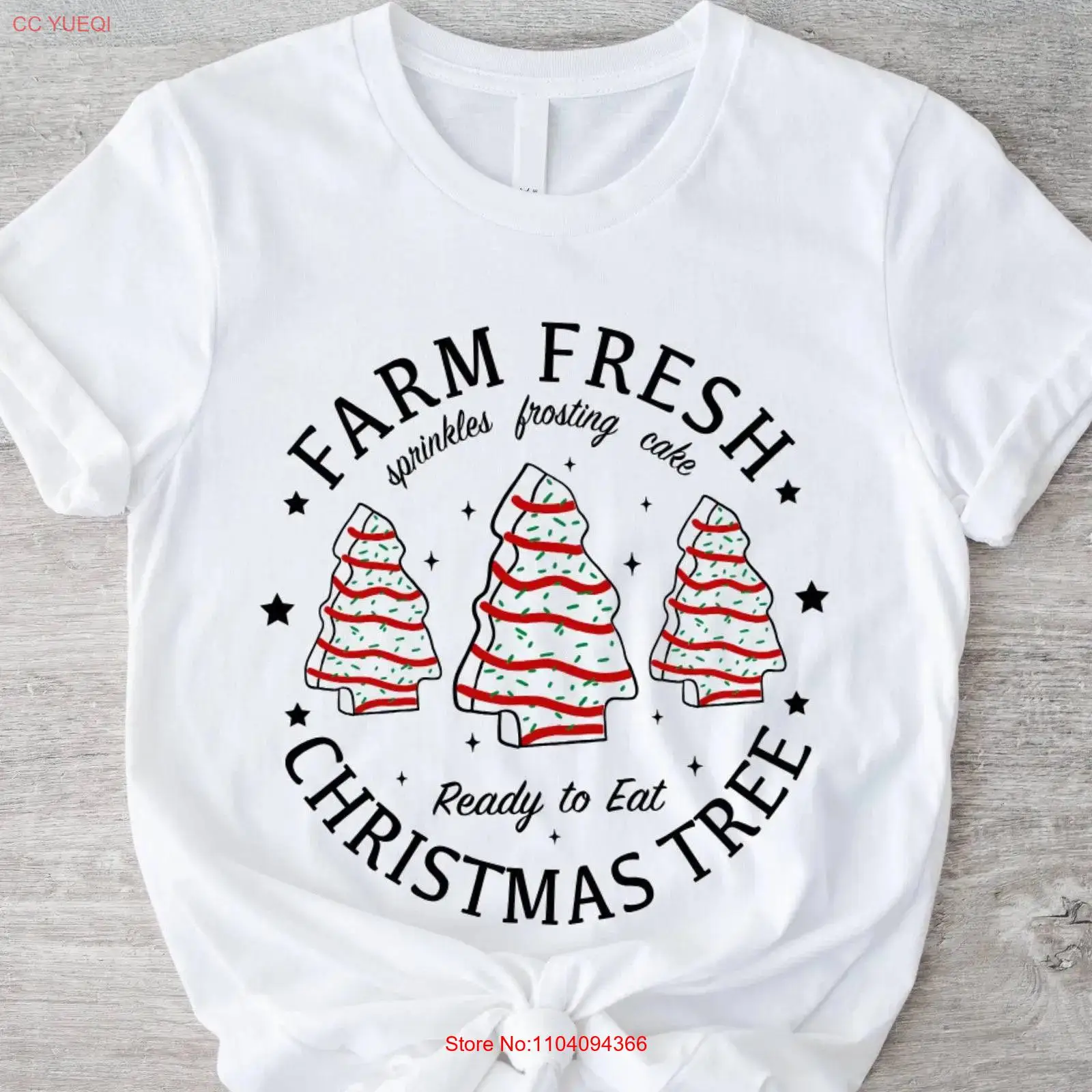 Farm Fresh Christmas Tree T Sh - Women'S Fashion Graphic Tees recensione e prezzo