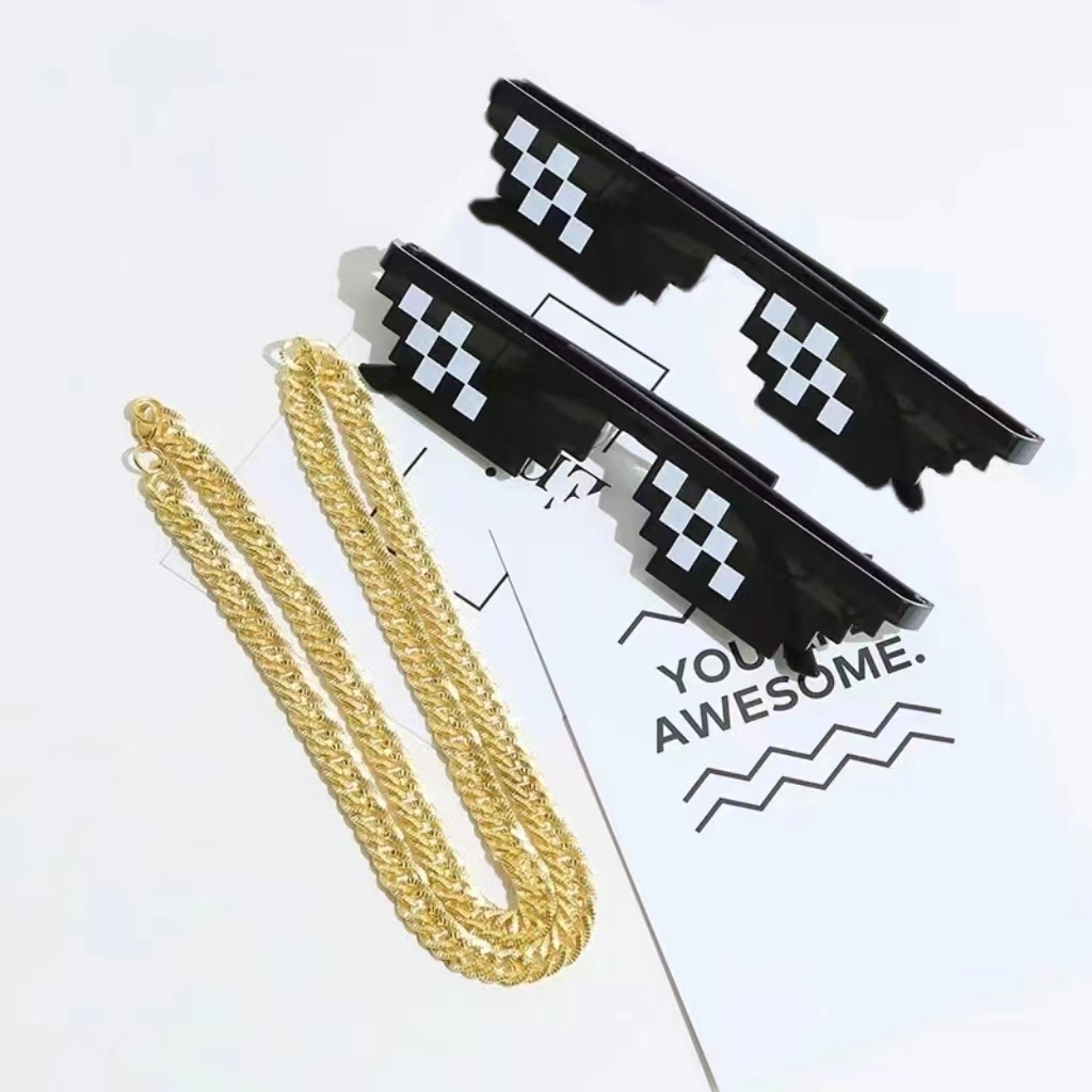 2Pcs Mosaic Sunglasses Cool Pa - Women'S Fashion Eyewear recensione e prezzo