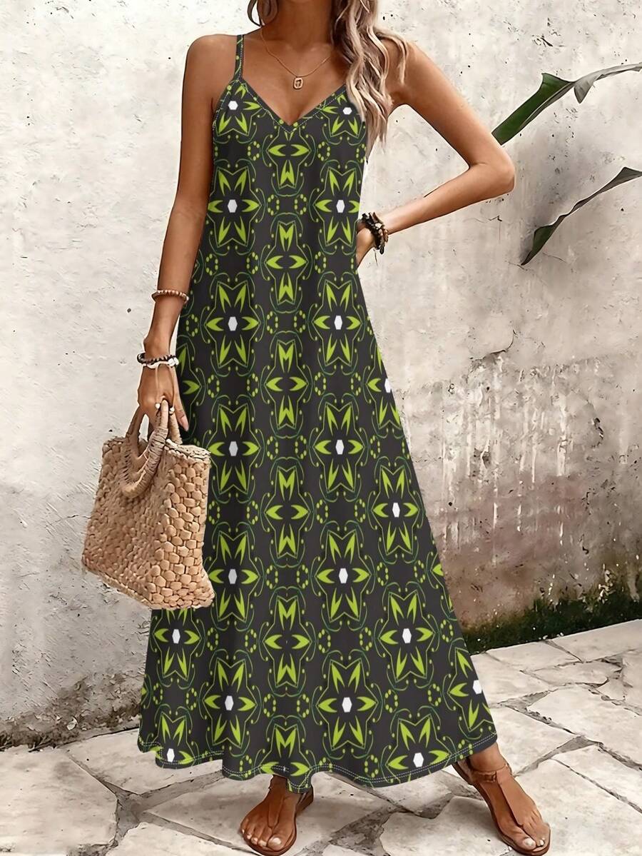 Boho Print Sleeveless Maxi Dre - Maxi Dress Boho recensione e prezzo