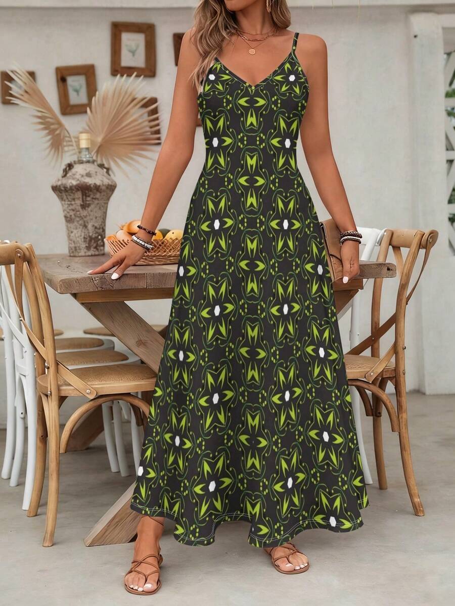 Boho Print Sleeveless Maxi Dre - Maxi Dress Boho recensione e prezzo