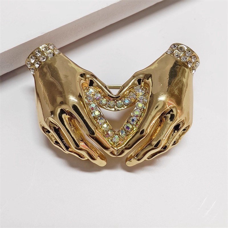 Chic Simple Rhinestone Love He - Women Fashion Pose recensione e prezzo