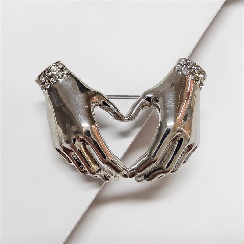 Chic Simple Rhinestone Love He - Women Fashion Pose recensione e prezzo