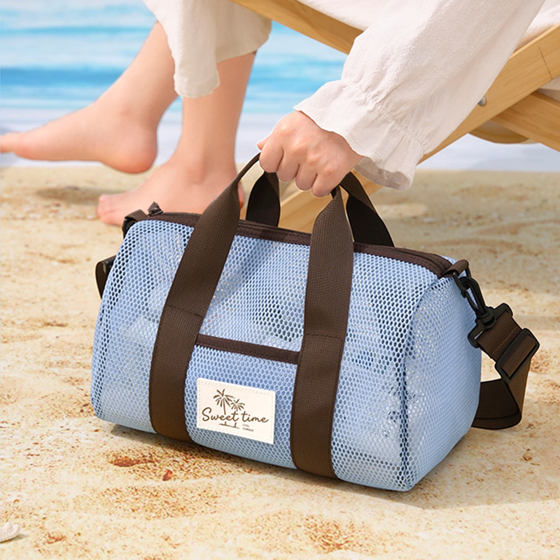 See Through Mesh Beach Bag Qui - Crossbody Bag Women recensione e prezzo