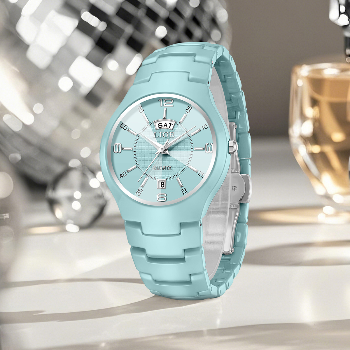 LIGE Luxury Elegant Quartz Wom - Women Fashion Simple recensione e prezzo