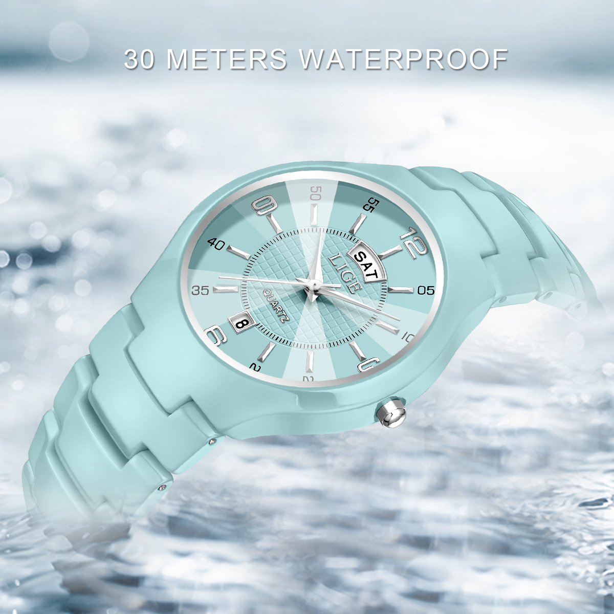 LIGE Luxury Elegant Quartz Wom - Women Fashion Simple recensione e prezzo