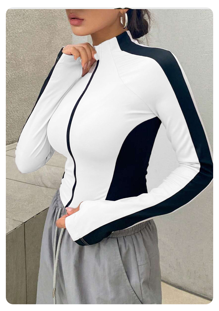 Yoga Clothes Stand Up Collar J - Women'S Fashion Tops recensione e prezzo