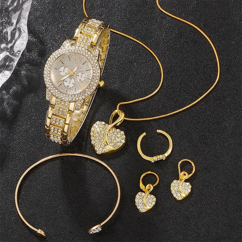 Women's Quartz Watch Gold Luxu - Women'S Fashion Earrings recensione e prezzo