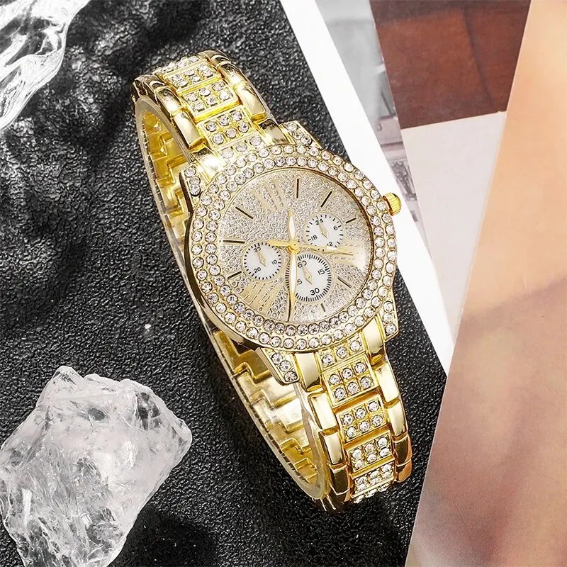 Women's Quartz Watch Gold Luxu - Women'S Fashion Earrings recensione e prezzo