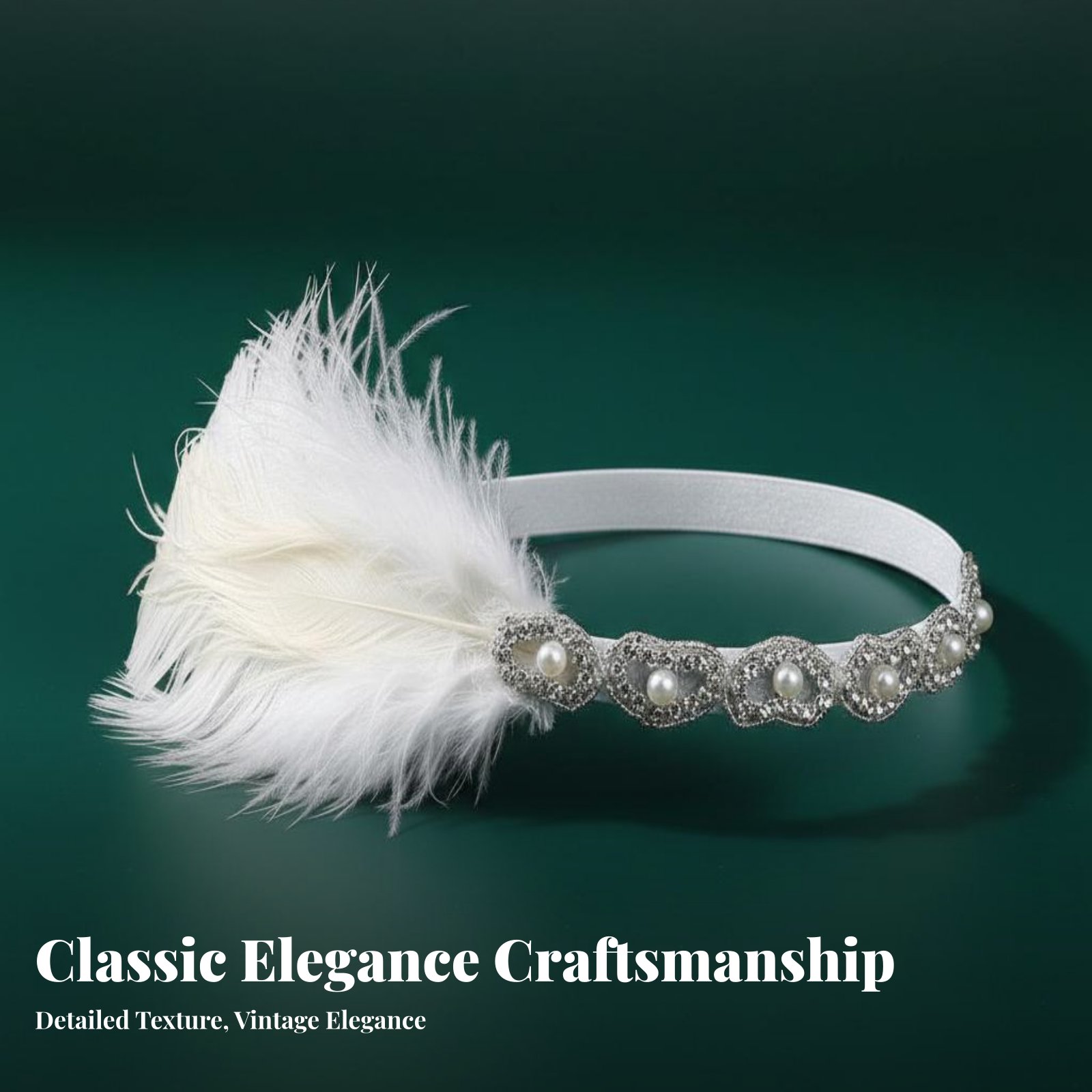 Jazz Age Feather Headband Vint - Women'S Fashion Of The 1920S recensione e prezzo