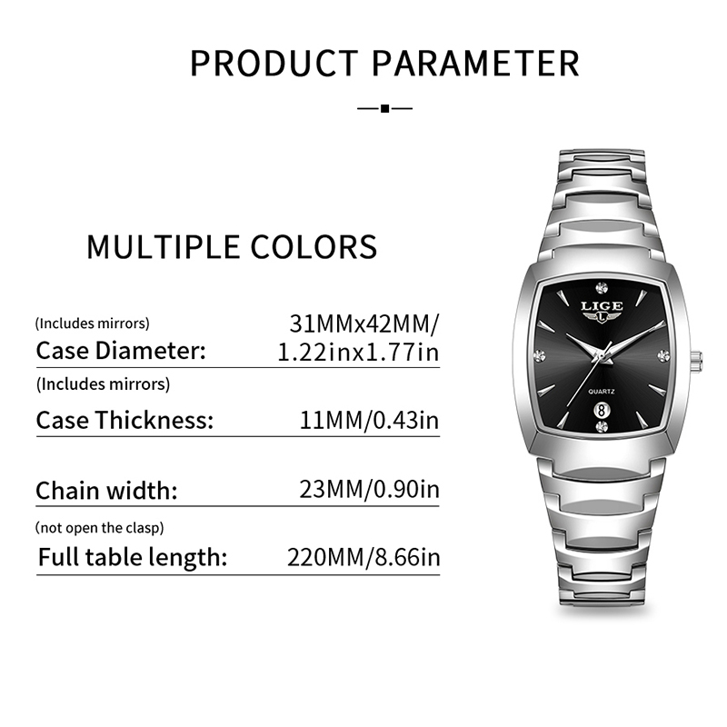 LIGE Watch women Business Luxu - Women Fashion Simple recensione e prezzo