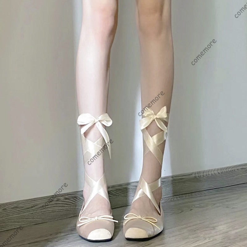 Women's Satin Ribbon Tie Balle - Women'S Fashion Footwear recensione e prezzo