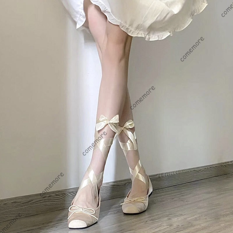 Women's Satin Ribbon Tie Balle - Women'S Fashion Footwear recensione e prezzo