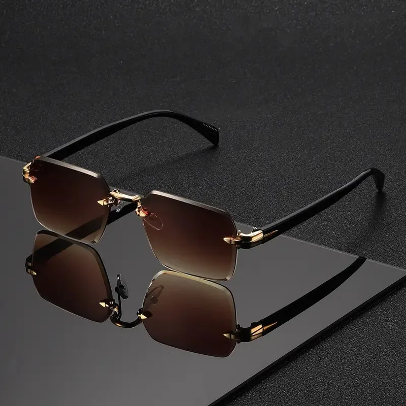 Rimless Sunglasses Rectangle F - Women'S Fashion Eyewear recensione e prezzo