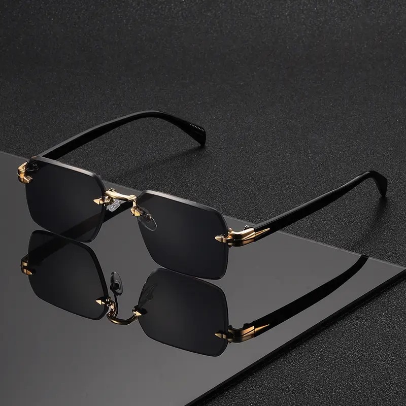 Rimless Sunglasses Rectangle F - Women'S Fashion Eyewear recensione e prezzo