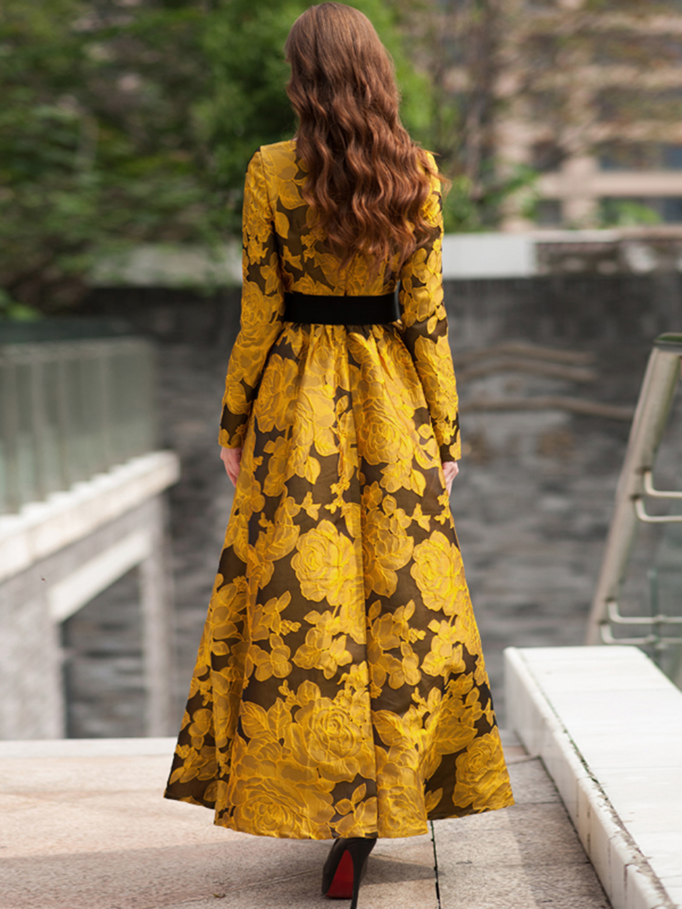 Elegant Women Floral Long Maxi - Maxi Dress Boho recensione e prezzo
