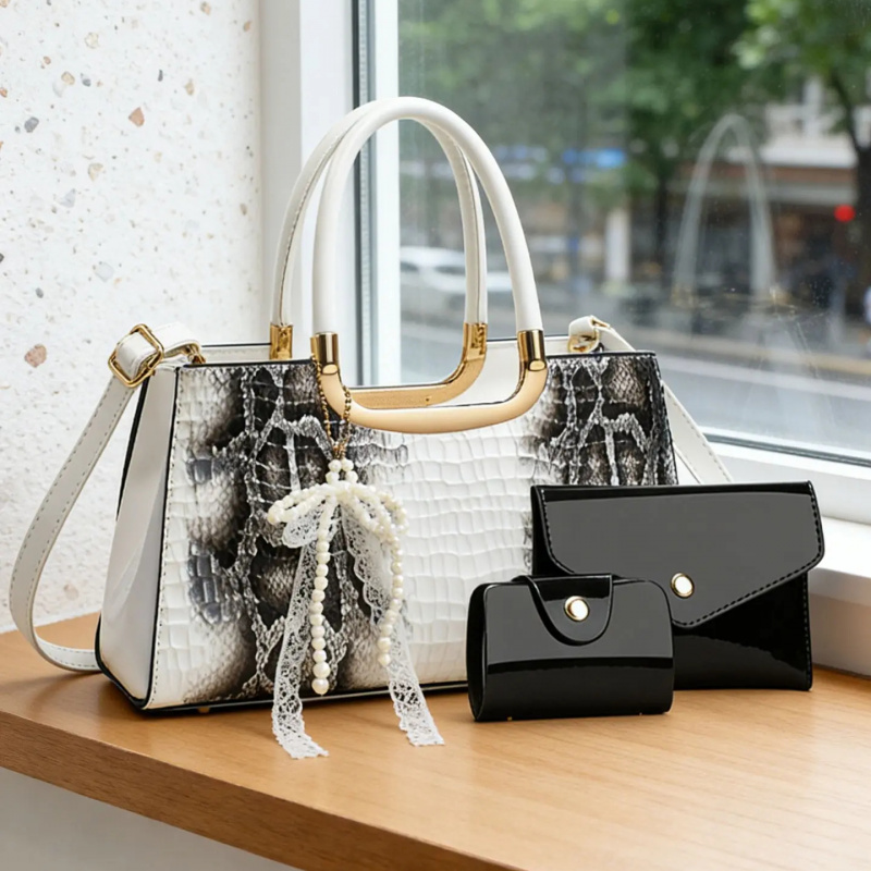 Women's Handbag Set, Crocodile - Crossbody Bag Women recensione e prezzo