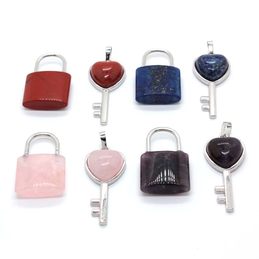 Natural Crystal Couple Lock Ne - Women Fashion Pose recensione e prezzo